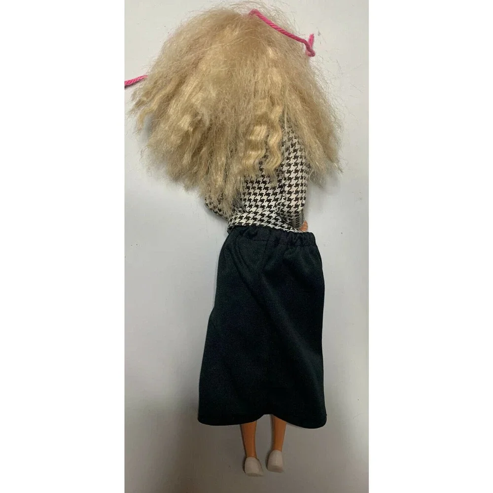 Vintage Barbie with Earrings Doll Clothes 1980s Christmas Nightie Dresses Socks